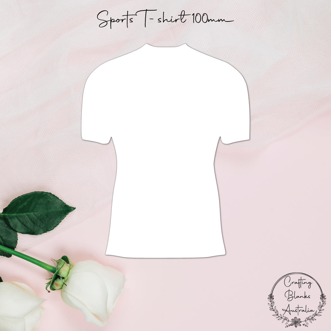 Sports Tshirt • Blank Shape • 100mm