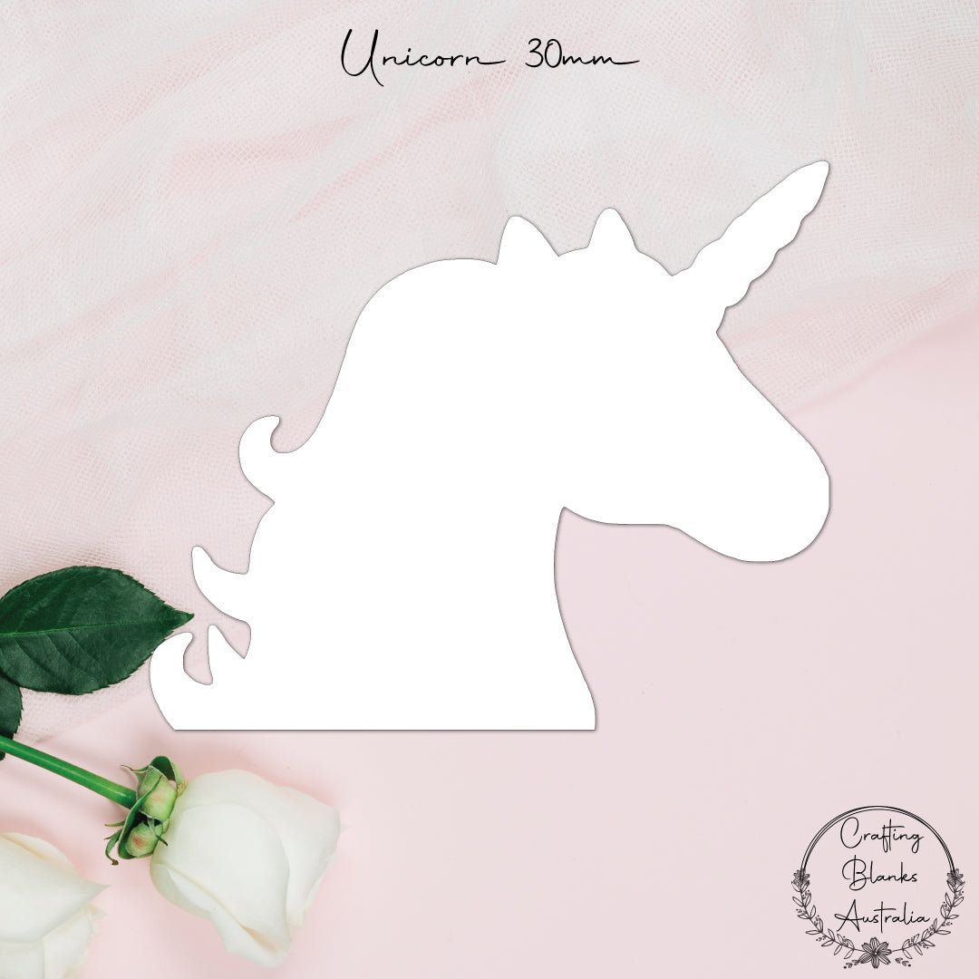 Unicorn • Blank Shape • 30mm