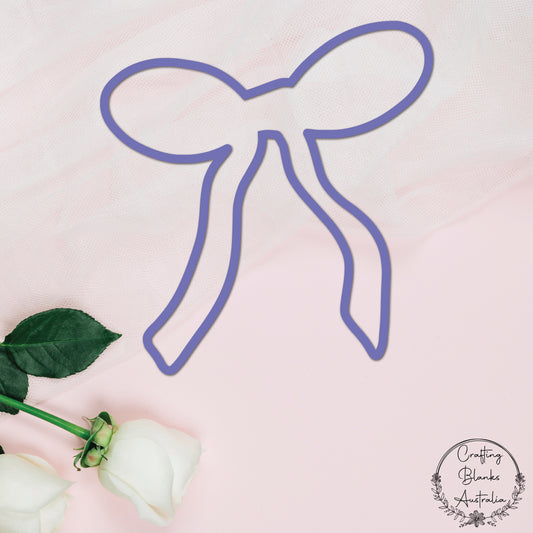Wavy Bow • Outline Shape • 100mm