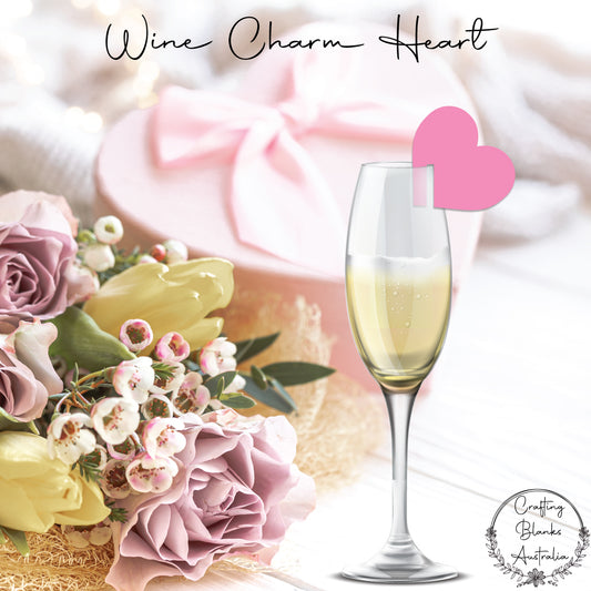 Heart • Wine Charm • Place Card