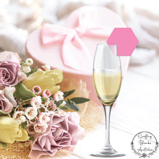 Hexagon • Wine Charm • Place Card