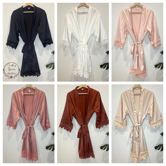 Childrens Satin Robes