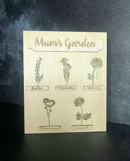 Birth Month Flower Garden Stand