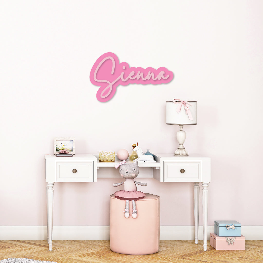 Wording Double Layer • Custom • 100mm