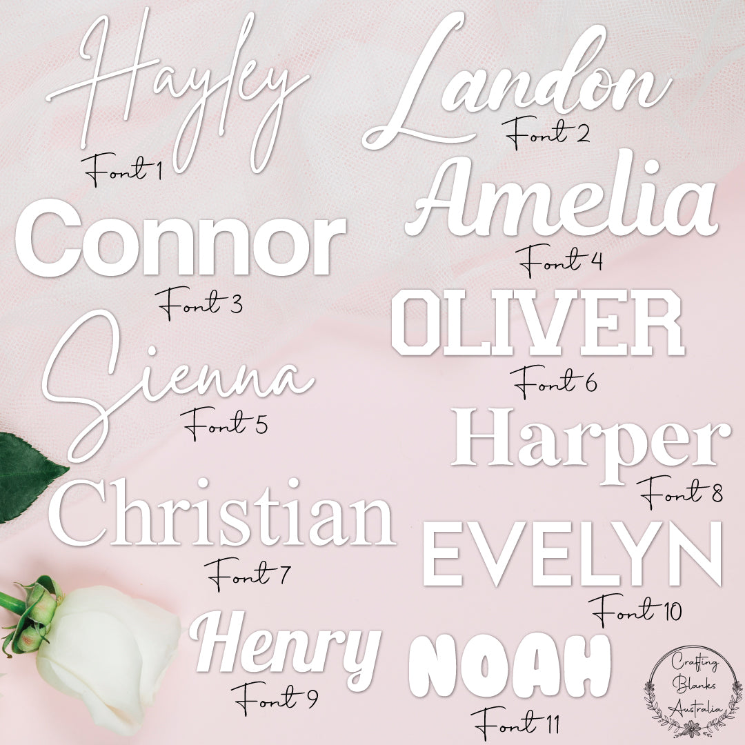 Wording Single Layer • Custom • 150mm