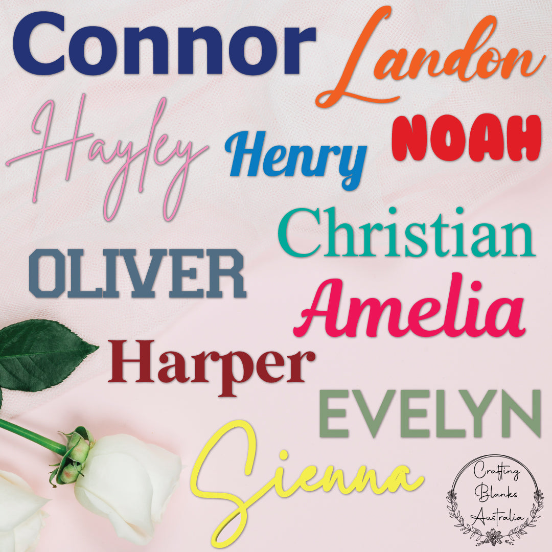 Wording Single Layer • Custom • 150mm