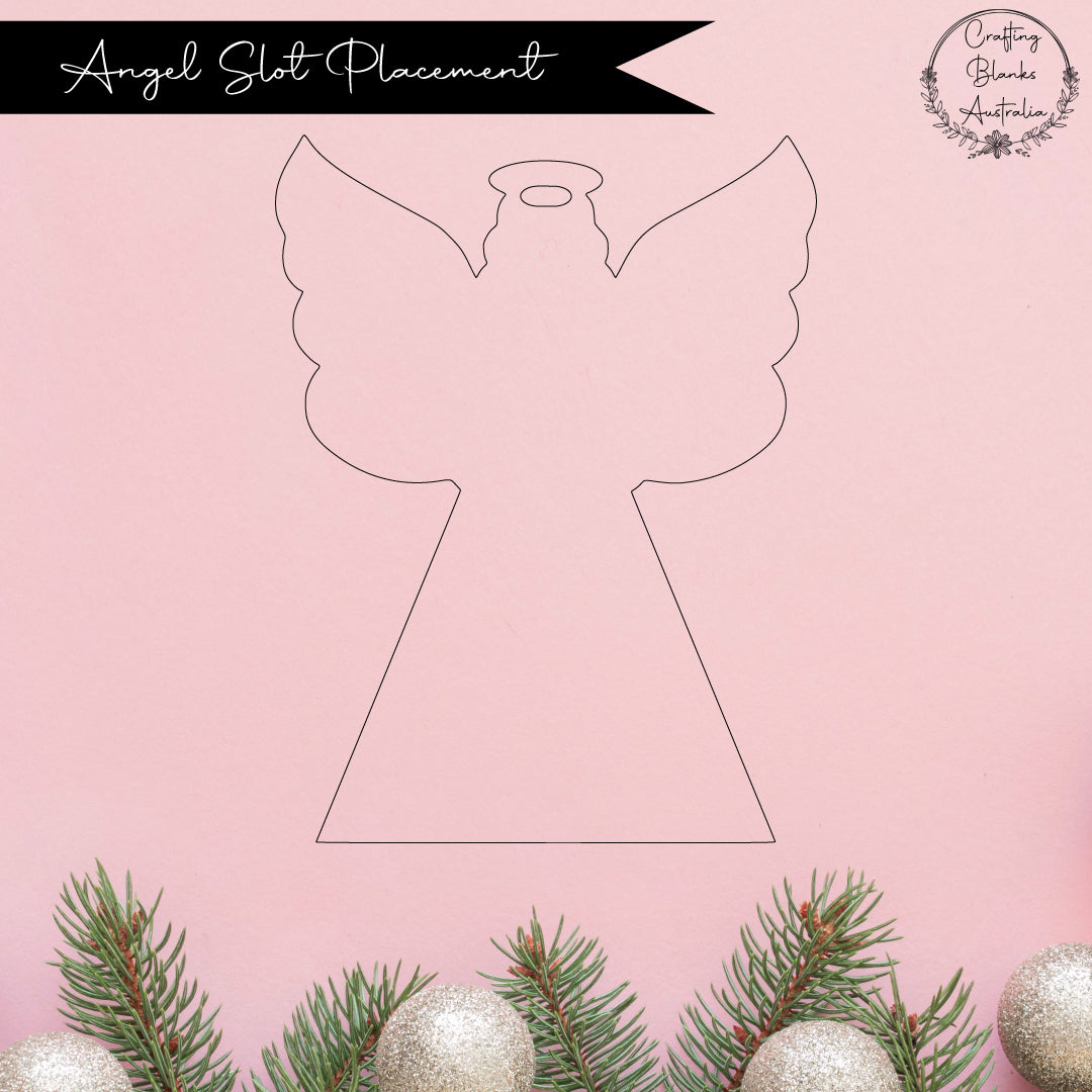 Angel • Blank Shape • 70mm – Crafting Blanks Australia