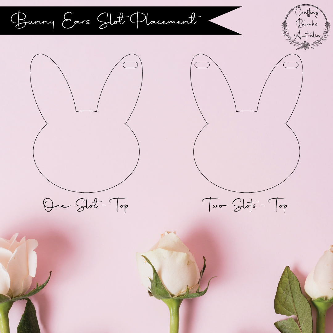 Bunny Ears • Blank Shape • 70mm