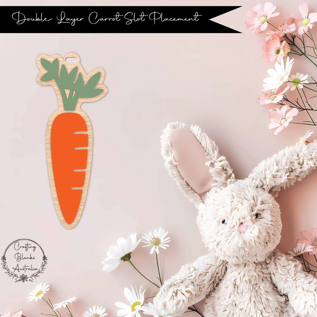 Carrot • Double Layer • Blank Tag