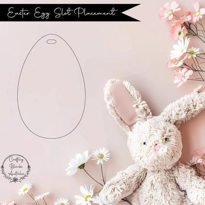 Easter Egg • Blank Shape • 70mm