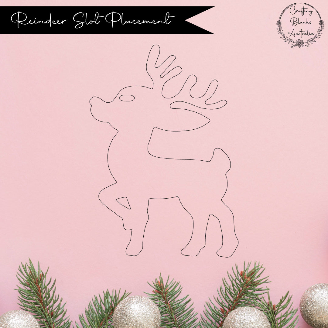 Reindeer • Blank Shape • 100mm