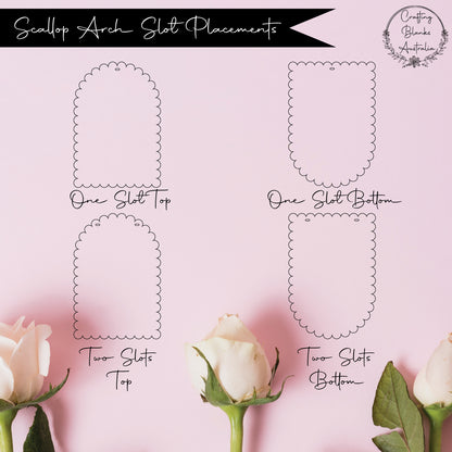 Scallop Arch • Blank Shape • A0 PICKUP ONLY