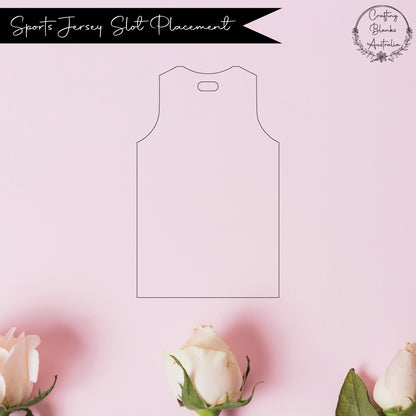Sports Jersey • Blank Shape • 100mm