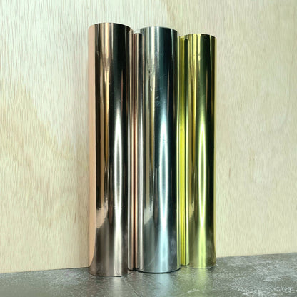 Metallic Chrome • Heat Transfer • Vinyl