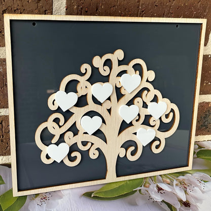 Family Tree • Tree/Hearts • Frame