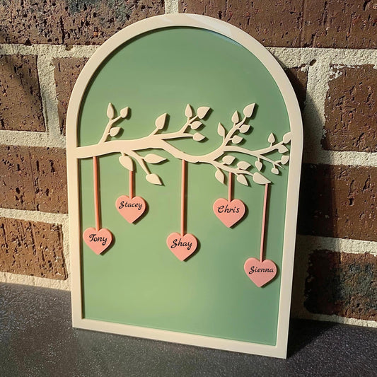 Family Tree • Branch/Hearts • Frame