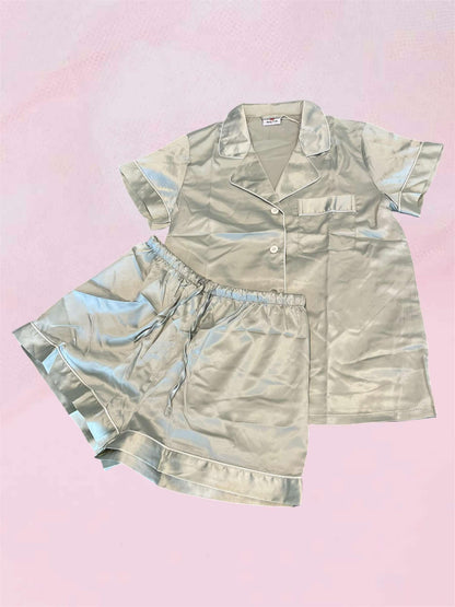 Short Satin Pjs