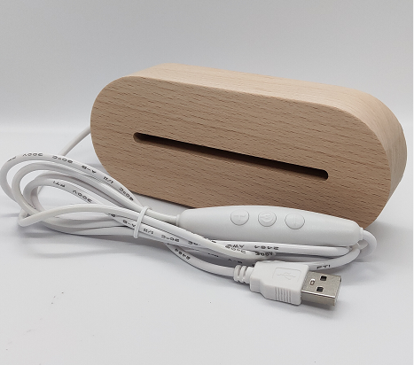 Wooden • Led Night Light Base • RGB – Crafting Blanks Australia