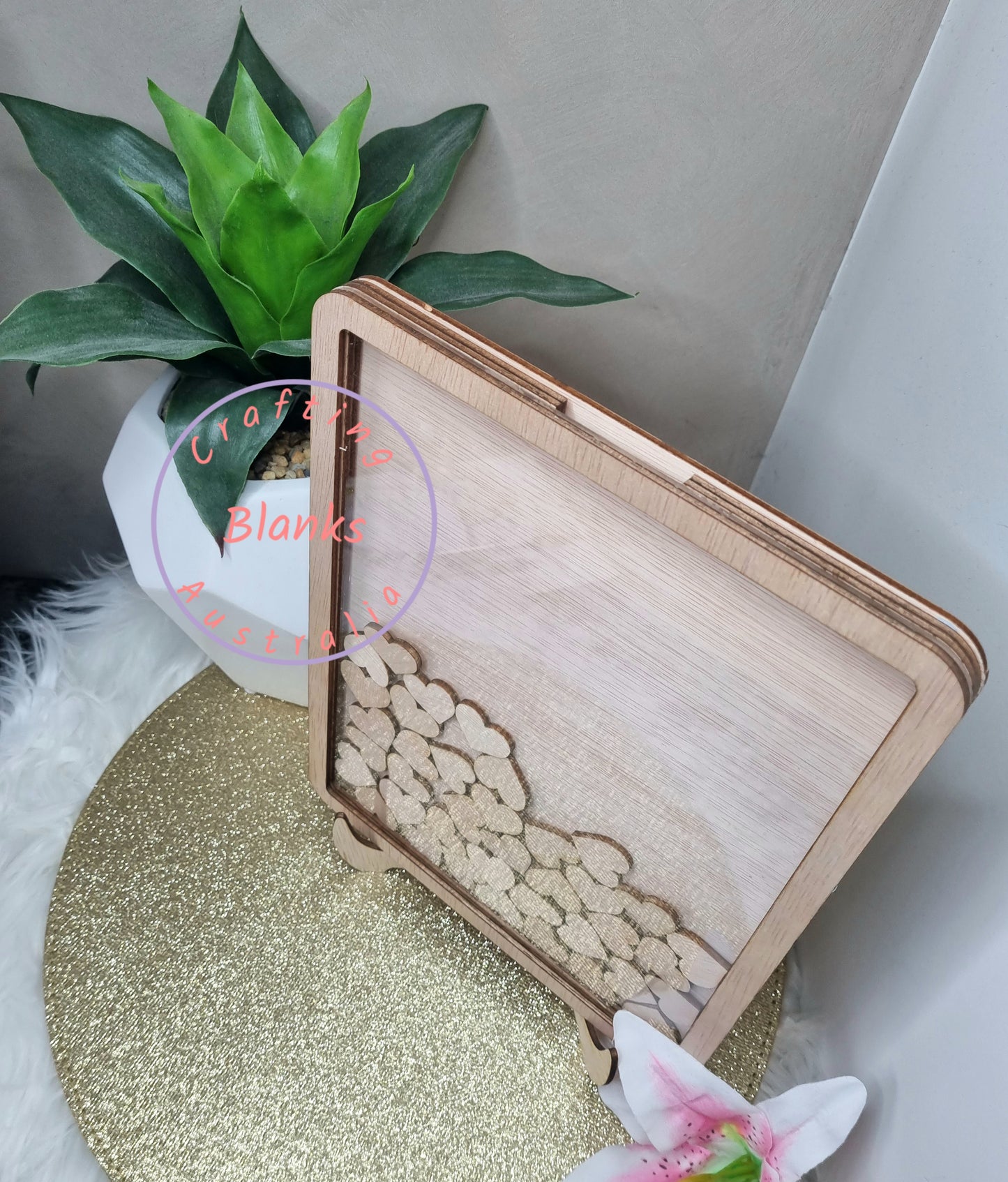 Guest Book Frame with stand