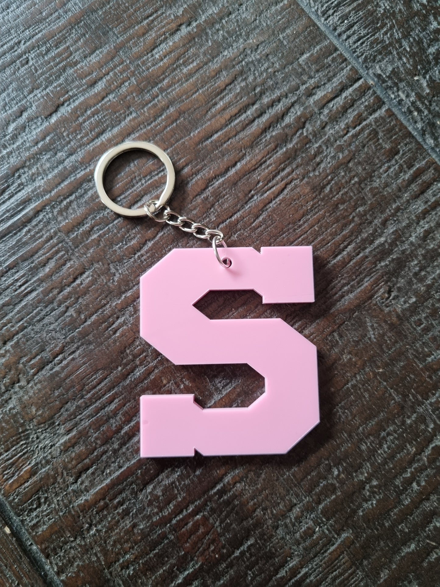 Letter Shape Keyring L-Z