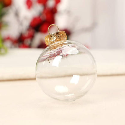 Plastic Fillable Baubles • 6pk
