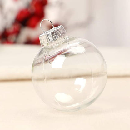 Plastic Fillable Baubles • 6pk